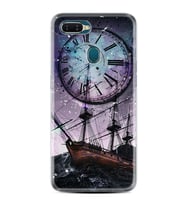 Oppo A5S A15 A16 A54 A55 A73 A74 Kılıf Desemli Silikon Time 1749