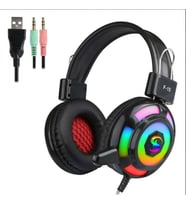 Oyuncu kulaklık Gaming mikrofonlu Led ışıklı Kablolu  F15 2 Metre  kulaklık