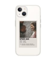 Iphone 14 PLUS Uyumlu Spider Man Poster Tasarımlı Şeffaf Telefon Kılıfı