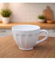 Minimal Seramik Kahve Bardağı (Y.Beyaz)