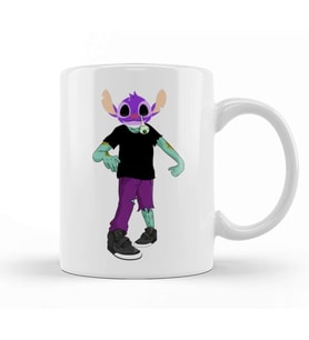 Zombie Stitch Version Kupa Bardak Porselen