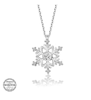 Swarovski Taşlı Gümüş Kartanesi Bayan Kolye