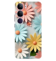 Vivo V40 Lite Kılıf Boutique Baskılı Resimli Güzel Çiçekler Pcode -020