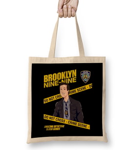 Jake Peralta Tell Me Why Brooklyn 99 Bez Çanta Uzun Saplı
