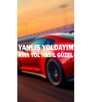 Yanlış Yoldayım Ama Yol Nasıl Güzel 20x4,5 Jdm Yazı Araba-motosiklet Cam Etiket Sticker Beyaz Renk