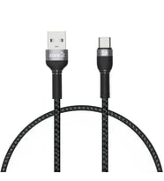 Shira Serisi Type-c 5A 18W 480Mbps Usb Kablo 30 cm (Siyah)