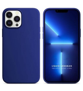 Apple iPhone 15 Pro 6.1'' Liquit Lansman Silikon Lacivert