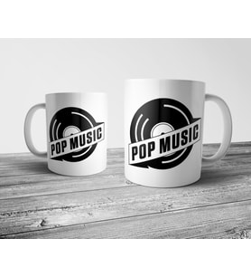 Pixxa Pop Müzik Kupa Bardak Model 2