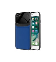 Apple iPhone 8 Uyumlu Kılıf Zore Emiks Kapak (Lacivert)