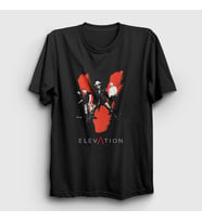 Presmono Unisex Siyah Elevation U2 T-Shirt 121033tt