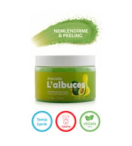 Avocado Body Scrub 400gr – Vegan, Temiz İçerikli, Avokado Kokulu Pürüzsüz Cilt Bakımı