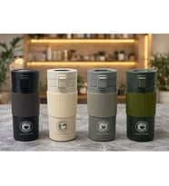 500 Ml Paslanmaz Çelik Termos Dereceli Mug - Sızdırmaz Kapaklı Çift Katmanlı Dereceli Termos