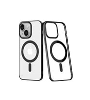 IPHONE 14 UYUMLU SERT ELEMENT MAGNETİCSAFE TELEFON KILIF (Siyah)