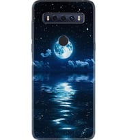 Tcl 10 Se Kılıf Excode Resimli Desenli Baskılı Silikon Kılıf Excode Night Moon 1133