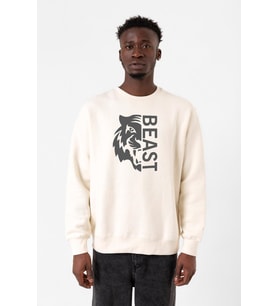 Mr Beast Half Face Ekru Erkek 2ip Sweatshirt
