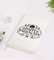BK Gift Kişiye Özel Happy Halloween Tasarımlı Beyaz Defter-15