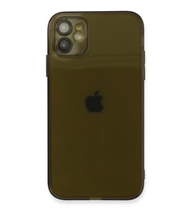 iPhone 12 Kılıf Fly Lens Silikon - Siyah