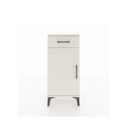 Arges Komodin 2 Raflı Tek Çekmeceli Tek Kapaklı 44x30x96 Aytaşı-Aytaşı