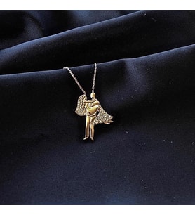 Gelin Damat Gümüş Kolye (Karışık)