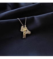 Gelin Damat Gümüş Kolye (Karışık)