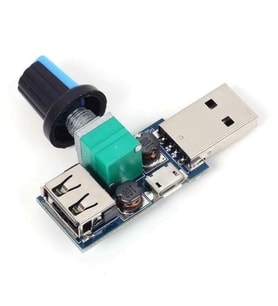 USB Fan Hız Kontrol Modülü - DC 5V-12V 5W