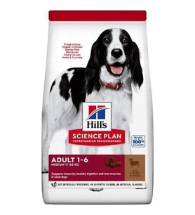 Hills Adult Lamb Kuzu Etli Orta Irk Yetiskin Köpek Mamasi 14 Kg (Kahverengi)