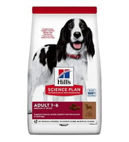Hills Adult Lamb Kuzu Etli Orta Irk Yetiskin Köpek Mamasi 14 Kg (Kahverengi)