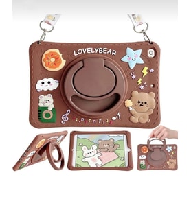 İpad 10. Nesil 10.9 Uyumlu Sevimli Çocuk Tablet Kılıfı LovelyBear