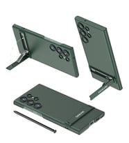 Galaxy S24 Ultra Kılıf Zore Kamera Korumalı Dikey Standlı Ays Kapak