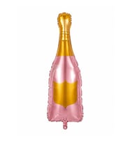 Şampanya Şise Rose Gold Marker Folyo Balon