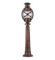 AVONNI BSU-68048-BKR-B Kahverengi Boyalı Dış Mekan Aydınlatma E27 Aluminyum Polikarbon Cam 20cm