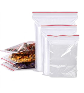 ŞeyliŞeyler - Kilitli Poşet Torba 21x27 cm (1 Paket - 300 Adet) - Şeffaf Kilitli Ambalaj Torbası