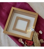 Ledli Bambu Derin Çerçeve Gül Tasarımlarınız İçin(Fotoğraf Hediye)