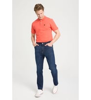 Wrangler Texas Slim Jean Pantolon Lacivert Erkek Kot Pantolon W12S085W50