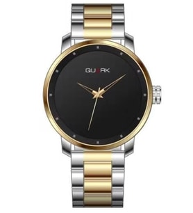 QUARK QC-511SG-1A ERKEK KOL SAATİ (Gri - Sarı)