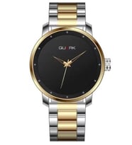 QUARK QC-511SG-1A ERKEK KOL SAATİ (Gri - Sarı)