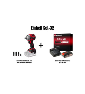 Einhell Set-32 (Einhell TP-CW 18/350-C Li BL Akülü Somun Sık+2,5 Ah Akü+ Şarj Cihazı)