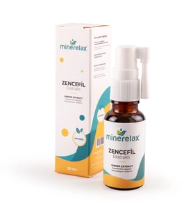 MİNERELAX ZENCEFİL EKSTRAKTI 20 ML