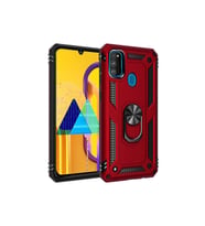 Samsung Galaxy M30S Uyumlu Kılıf Zore Vega Kapak (Kırmızı)