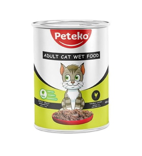 Peteko Tavuklu Kedi Konserve 400Gr