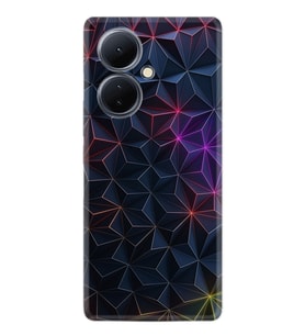 Vivo V29 Lite Kılıf Silikon Desen Özel Seri Renkli Prizmalar 1783
