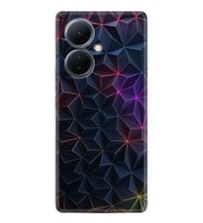 Vivo V29 Lite Kılıf Silikon Desen Özel Seri Renkli Prizmalar 1783
