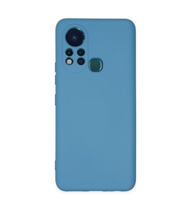 İnfinix Hot 11s Kılıf Nano İçi Kadife Silikon - Mavi