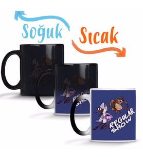 Regular Show 01 Sihirli Kupa Bardak Porselen