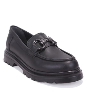 Dagoster DZA07-90830 Siyah Günlük Loafer  Kadın Ayakkabı