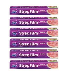 Streç Film 15 Mt Altılı Paket