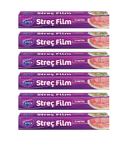 Streç Film 15 Mt Altılı Paket