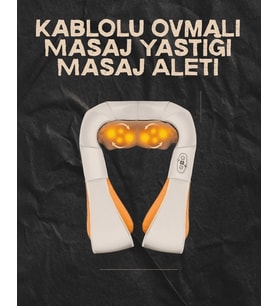 Ovmalı Isıtmalı Elektrikli Masaj Aleti – Boyun, Sırt, Bel, Omuz Ve Bacak İçin Profesyonel Masaj Ale