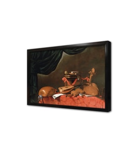 Mozart C Flüt ve Arp Konçertosu Çerçeveli Mdf Tablo
