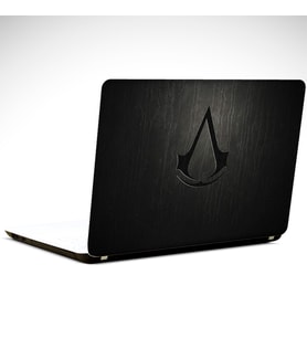 Assasins Siyah Laptop Sticker 13 İnch (34X24CM)